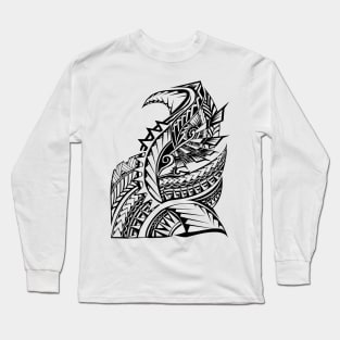 Pacific Island Pattern Long Sleeve T-Shirt